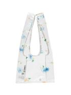 Ganni Floral Tote Bag - White