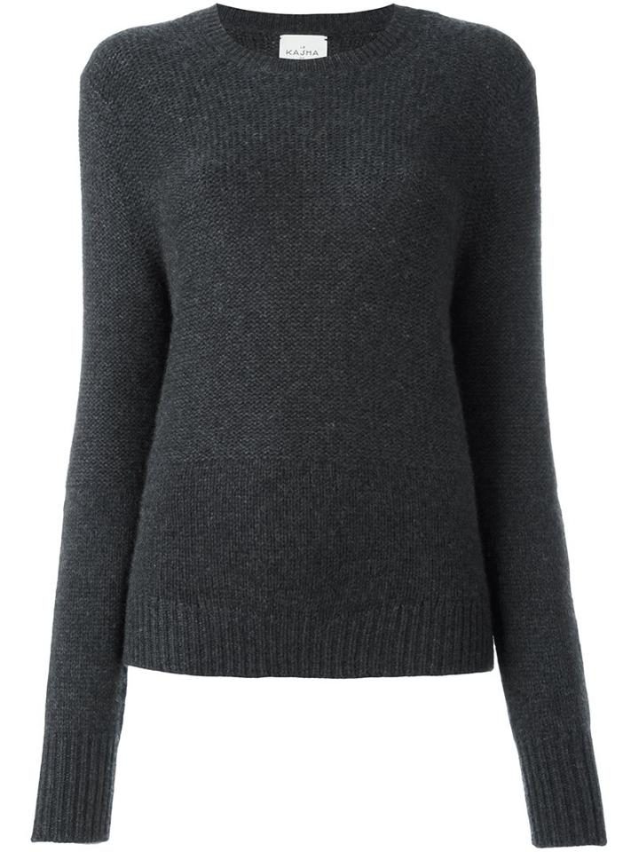 Le Kasha Cashmere Classic Jumper, Women's, Size: Medium, Grey, Cashmere