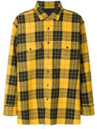 Wwwm Plaid Long-sleeve Shirt - Yellow