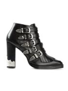 Toga Fringed Ankle Boots
