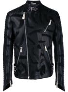 Philipp Plein Skull Biker Jacket - Black