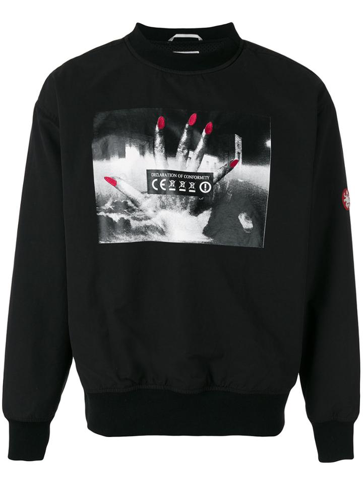 Cav Empt Graphic Print Sweatshirt - Black
