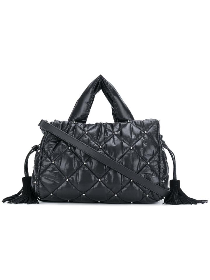 Sonia Rykiel Quilted Tassel Tote - Black