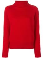 Ymc Roll Neck Sweater - Red