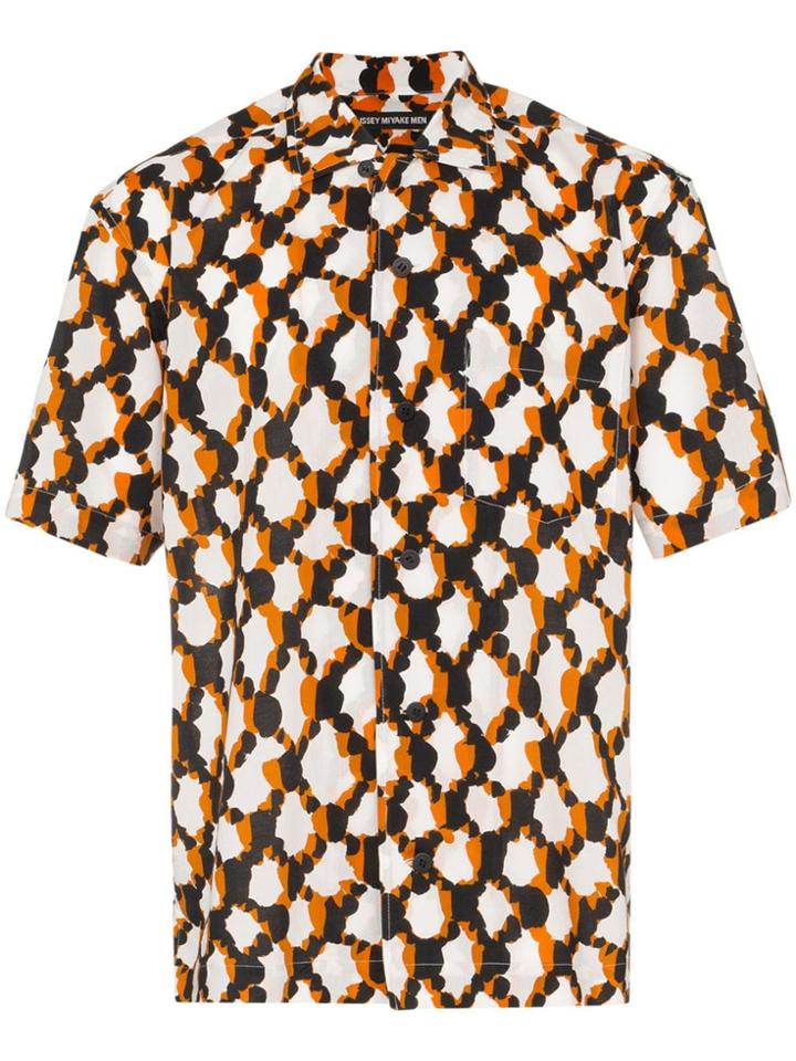Issey Miyake Dot Argyle Dye Shirt - White