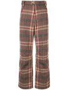 Comme Des Garçons Pre-owned Plaid Moto Trousers - Multicolour