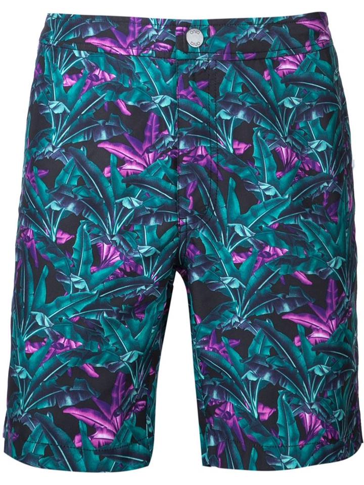 Onia 'calder' Swim Shorts, Men's, Size: 31, Black, Polyester/nylon/spandex/elastane