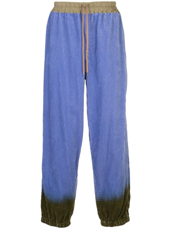 Bernhard Willhelm Zzz Corduroy Trousers - Purple