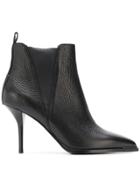 Acne Studios Jemma Grain Stiletto Boots - Black