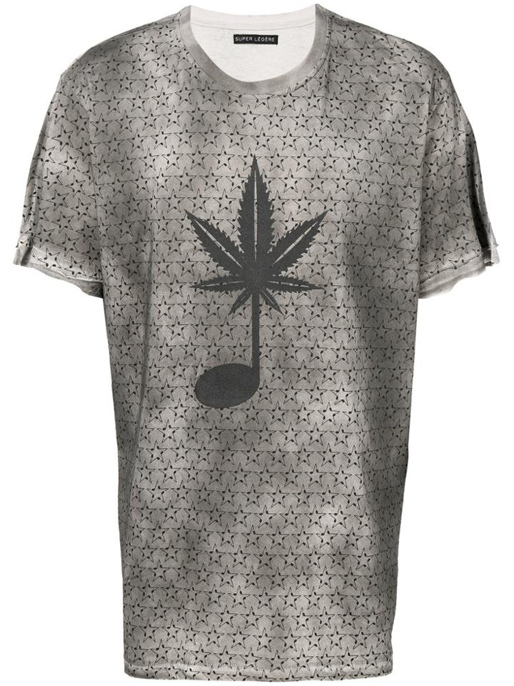 Super Légère Sprayed Hemp Note T-shirt - Grey