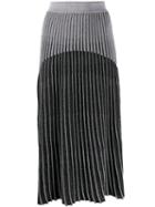 Balmain Ribbed Knit Skirt - Black