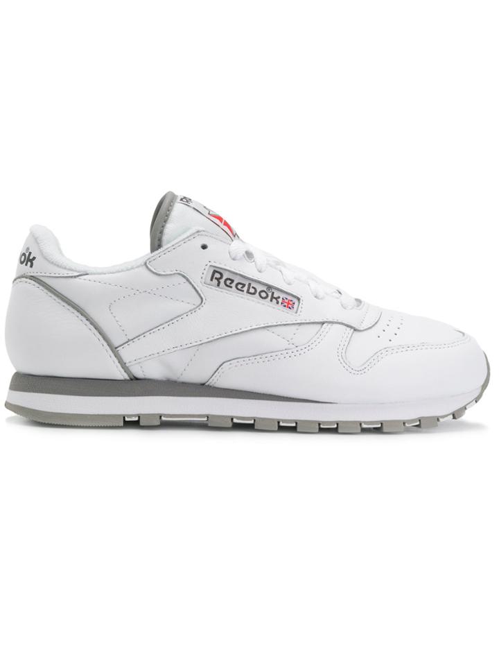 Reebok Sporty Lace-up Sneakers - White
