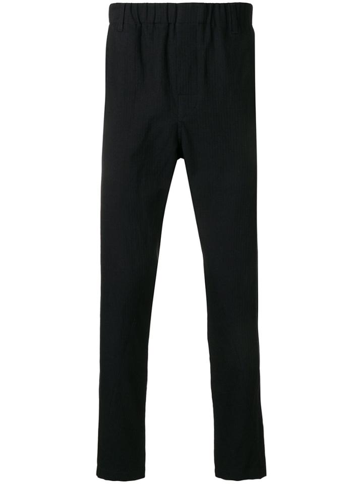 Ann Demeulemeester Grise Elastic Waistband Trousers - Blue