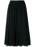 Essentiel Antwerp - Flared Tulle Skirt - Women - Polyamide/viscose - 38, Women's, Black, Polyamide/viscose