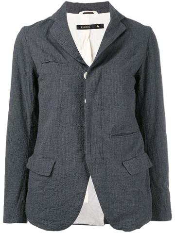 Klasica Asymmetric Blazer - Grey