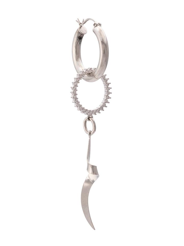 Mounser Drop Earring - Silver
