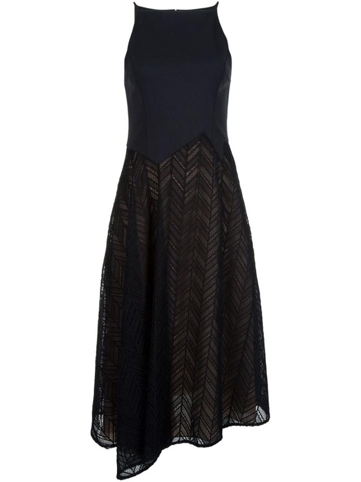 Jason Wu Herringbone Lace Flared Dress