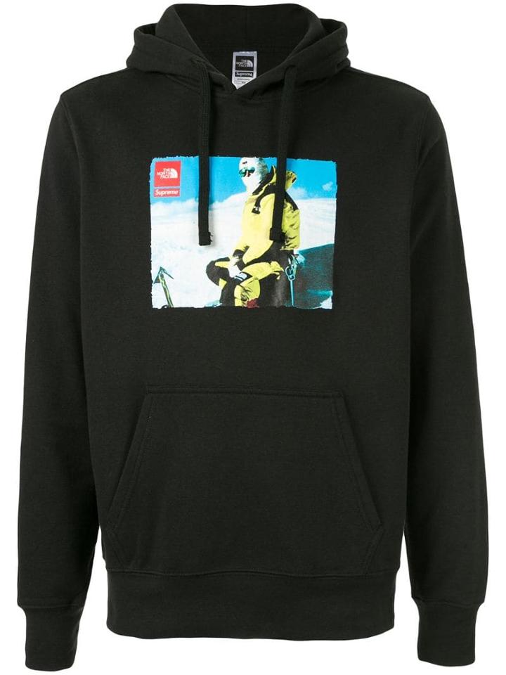 Supreme Tnf Photo Hooded Sweatshirt - Black