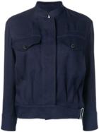 Paul Smith Mandarin Collar Jacket - Blue