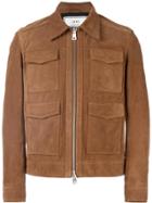 Ami Alexandre Mattiussi Suede 4 Pocket Jacket - Nude & Neutrals
