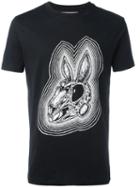 Mcq Alexander Mcqueen Bunny Print T-shirt, Men's, Size: Xs, Black, Cotton