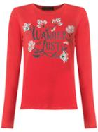 Talie Nk Printed T-shirt, Women's, Size: Medium, Red, Cotton