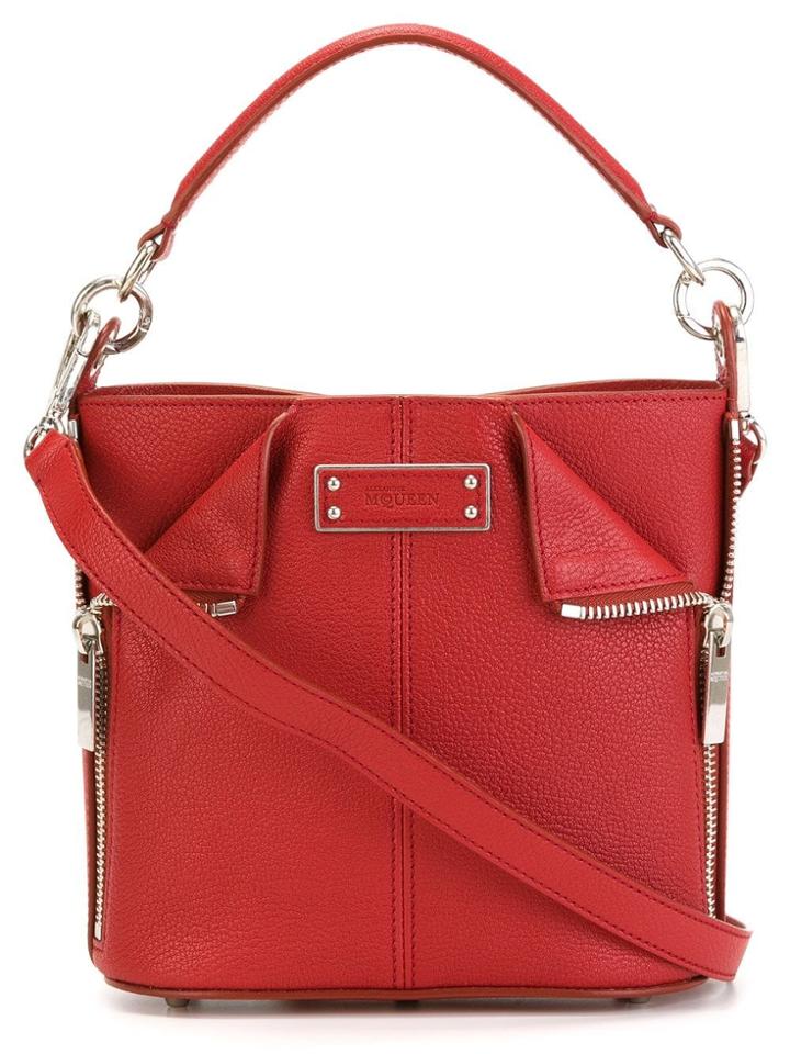 Alexander Mcqueen 'de Manta' Tote - Red
