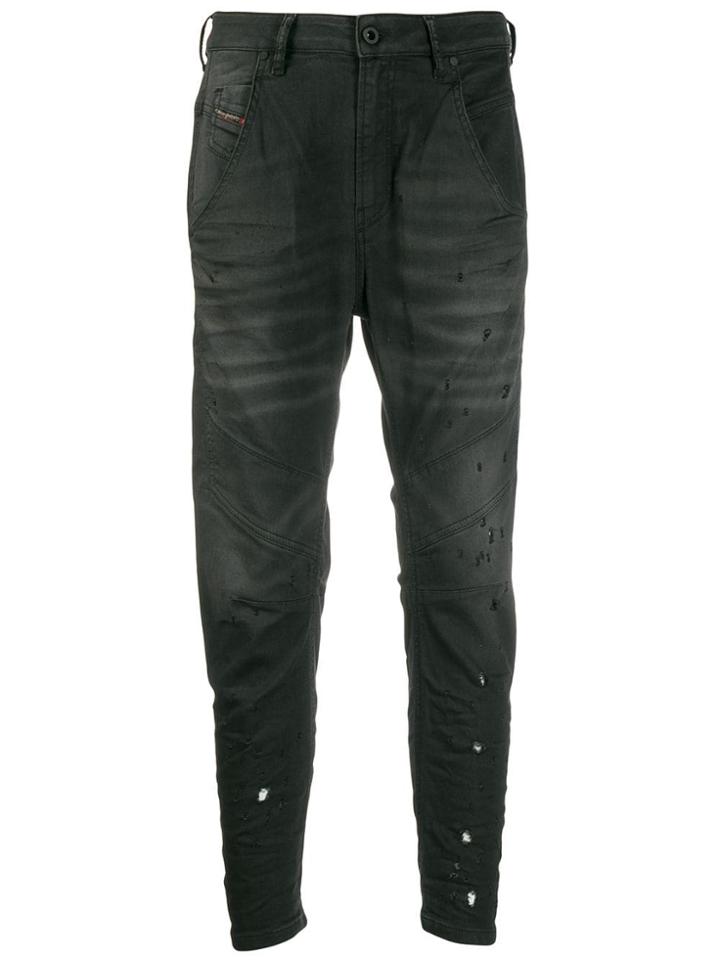 Diesel Faded Finish Jeans - Grey