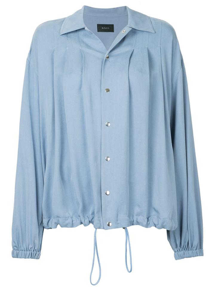 G.v.g.v. Oversized Twill Jacket - Blue