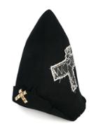 Heikki Salonen - Embroidered Beanie Hat - Men - Wool Felt - L, Black, Wool Felt
