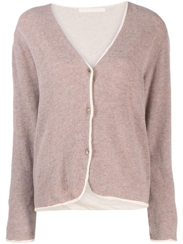 Elsa Esturgie V-neck Cardigan - Pink