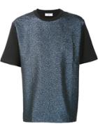Ami Alexandre Mattiussi Contrast Panel T-shirt - Blue