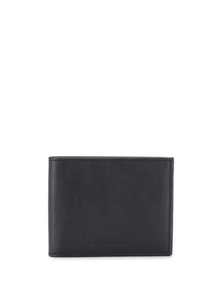 Orciani Foldover Top Wallet - Black