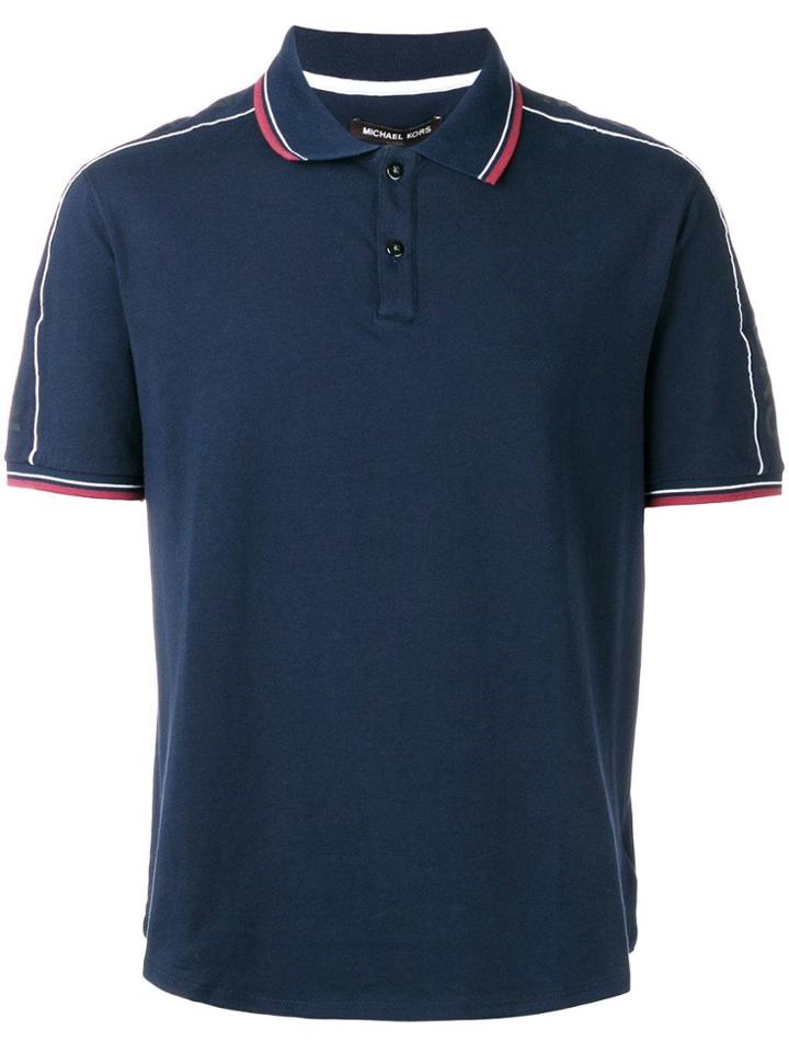 Michael Michael Kors Short-sleeved Polo Shirt - Blue