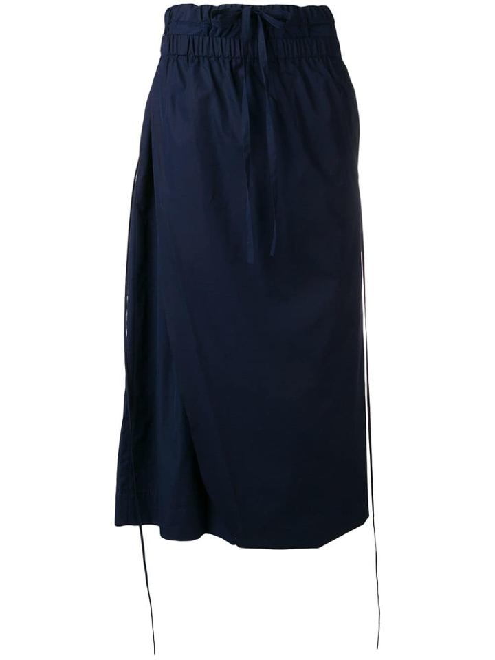 Marni Wrap Palazzo Trousers - Blue