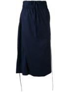 Marni Wrap Palazzo Trousers - Blue