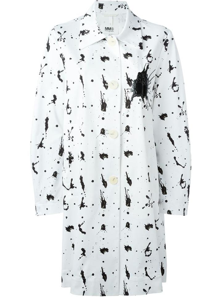 Mm6 Maison Margiela Paint Splatter Coat