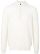 Kiton High Neck Sweater - White