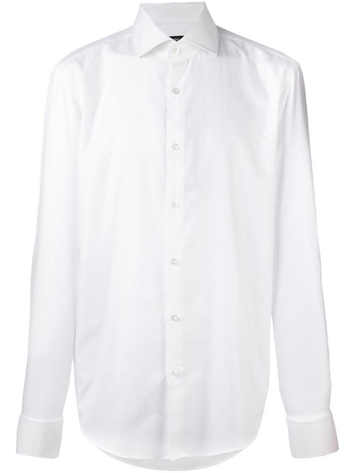 Boss Hugo Boss Classic Button Down Shirt, Men's, Size: 38, White, Cotton