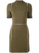 Courrèges Fitted Dress, Women's, Size: 40, Green, Polyamide/spandex/elastane/merino