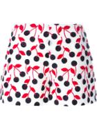 Giamba Cherry Embroidered Shorts