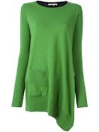 Hache Oversized Jumper, Women's, Size: 40, Green, Polyamide/viscose/cashmere/wool