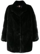 Liska Classic Trimmed Coat - Black