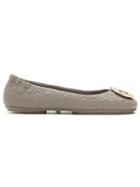 Tory Burch Minnie Travel Ballerinas - Grey