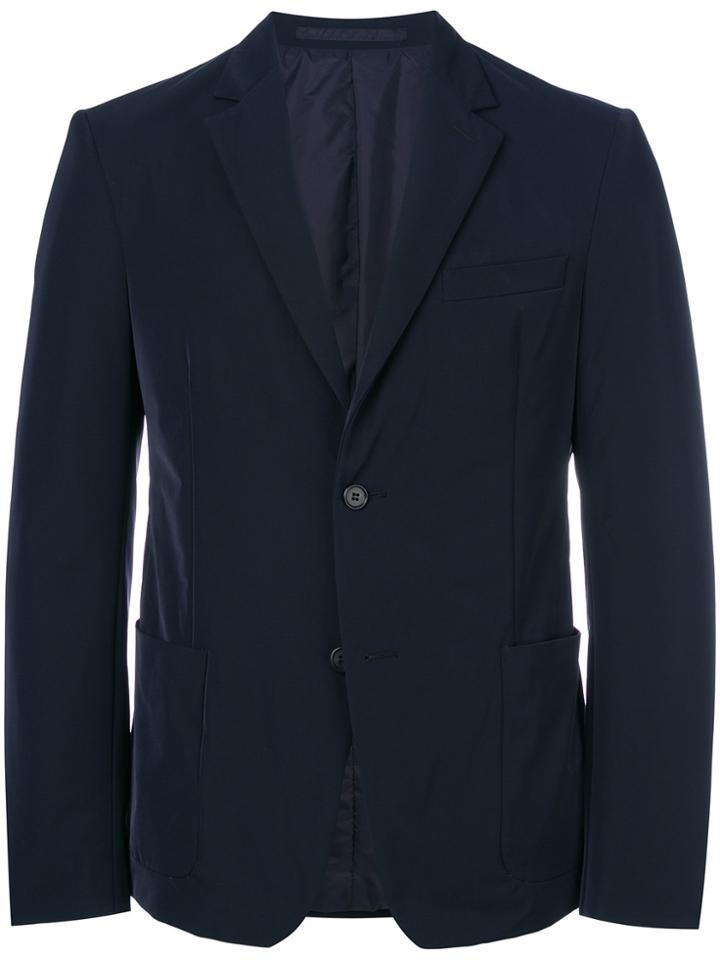 Prada Nylon Padded Blazer - Blue