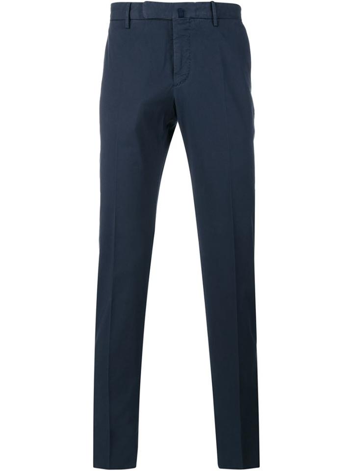 Incotex Slim-fit Stretch Cotton Trousers