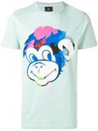 Ps Paul Smith Monkey Graphic T-shirt - Blue