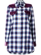 Off-white Checked Shirt - Blue