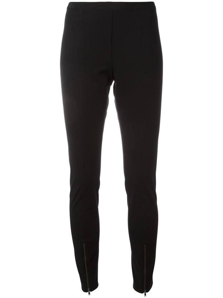 Helmut Lang Zipped Detailing Leggings - Black