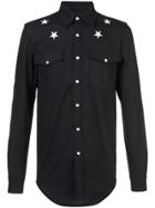 Givenchy Star Embroidered Shirt - Black
